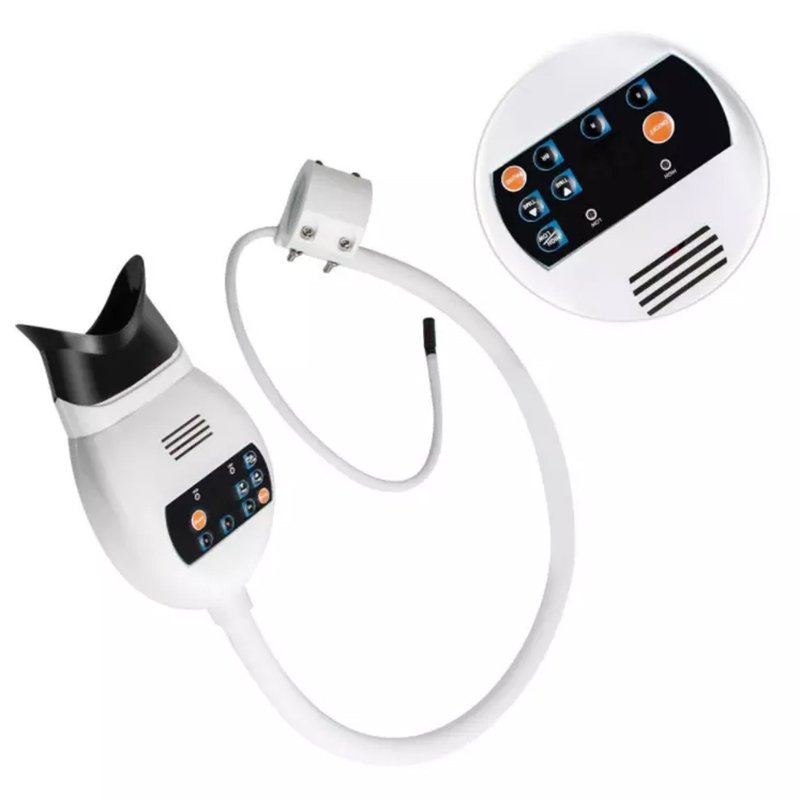 Dental Teeth Whitening Lamp LED Teeth Whitener 8 LED Light Lamp Blue Purple Red 3 Mode Whitening Light Bleaching