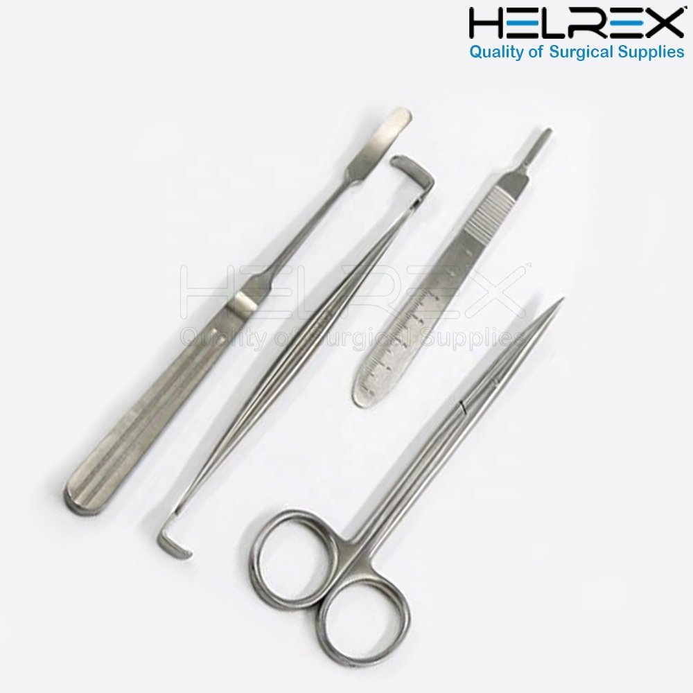 Nose cosmetic surgery kit rib cage Cartilage Stripping kit nose surgery tool nasal kit combination instrument 8pcs