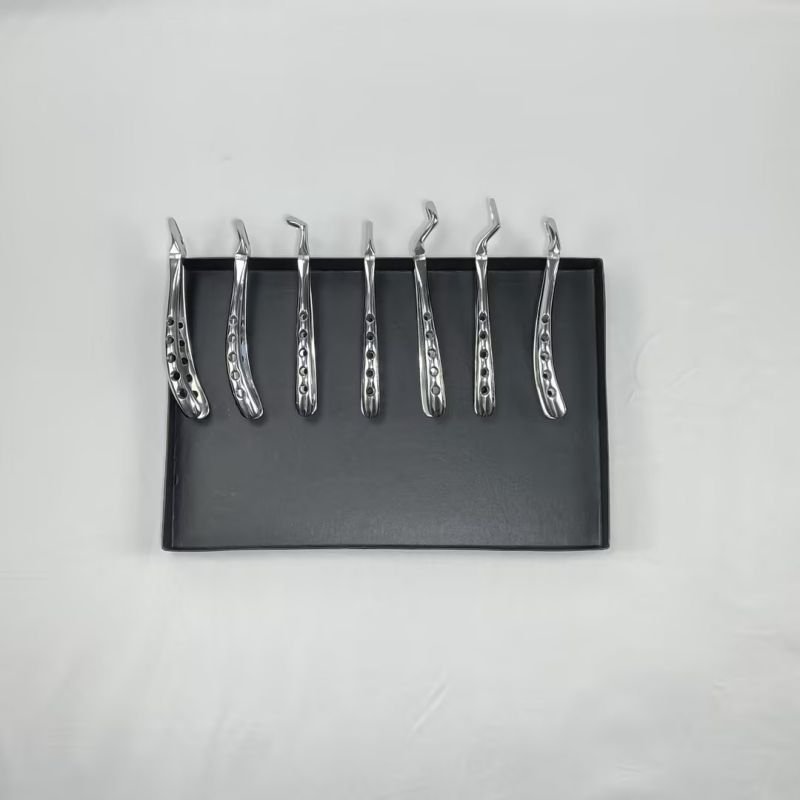 Dental Adult Dental clamp set 10pcs in set stainless steel instruments minimally invasive tooth extraction instruments and tools
