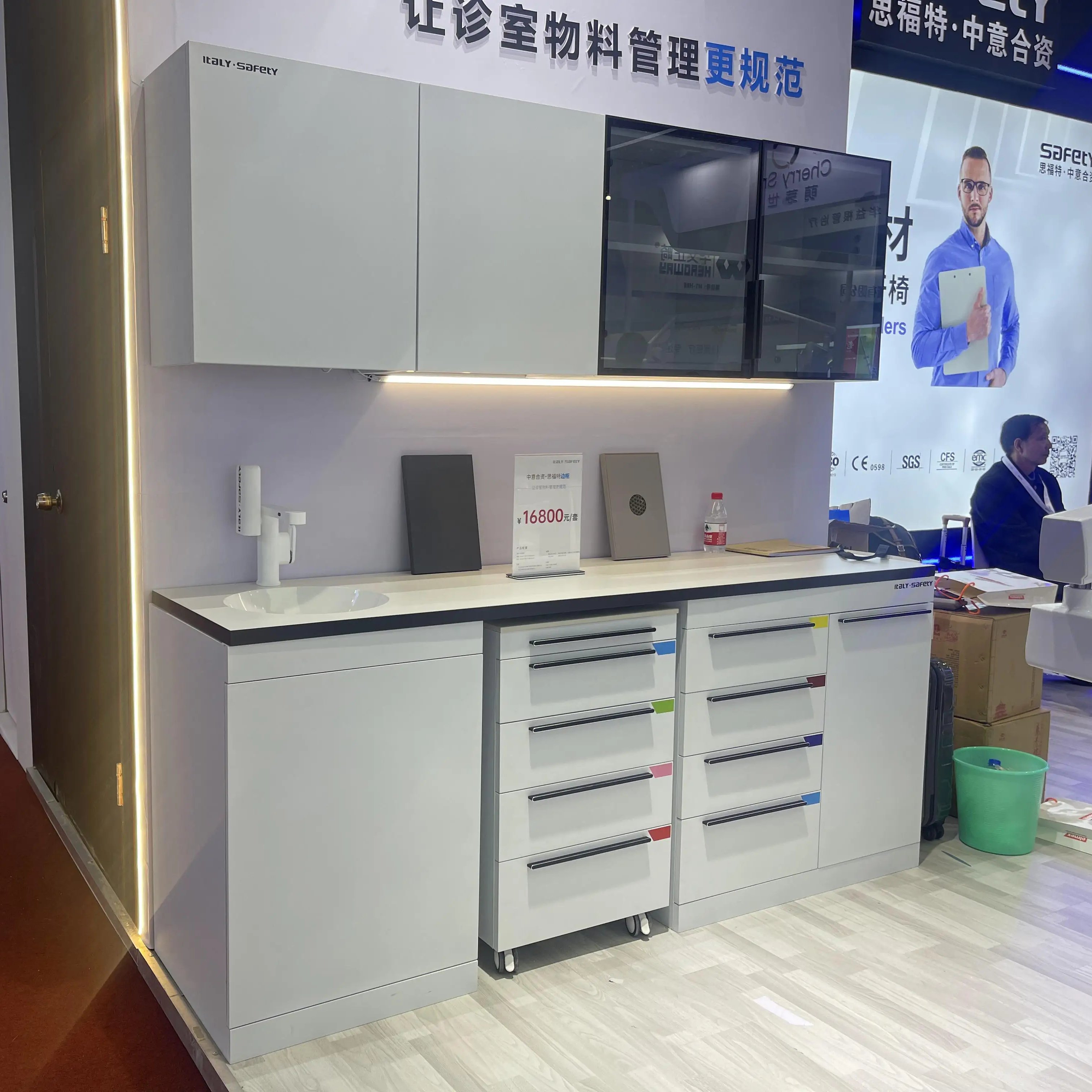 Factory Denta CabinetCustom Stainless Steel Dental Clinic Furniture Denta Clinic Cabinet