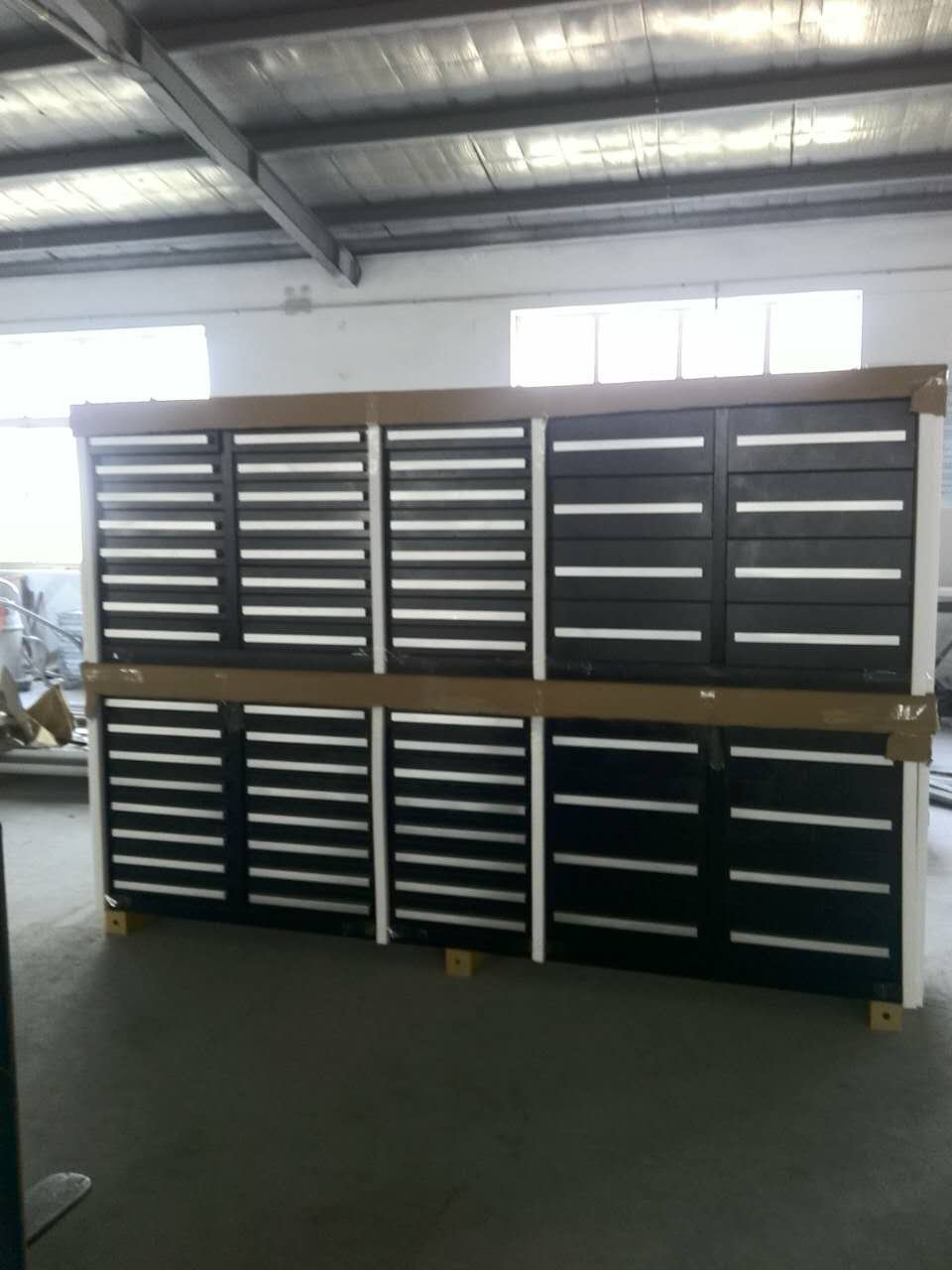 BOF Workshop Metal Tool Trolley Galvanized Steel Garage Tool Cabinet Tool Sets With Handle And Wheels