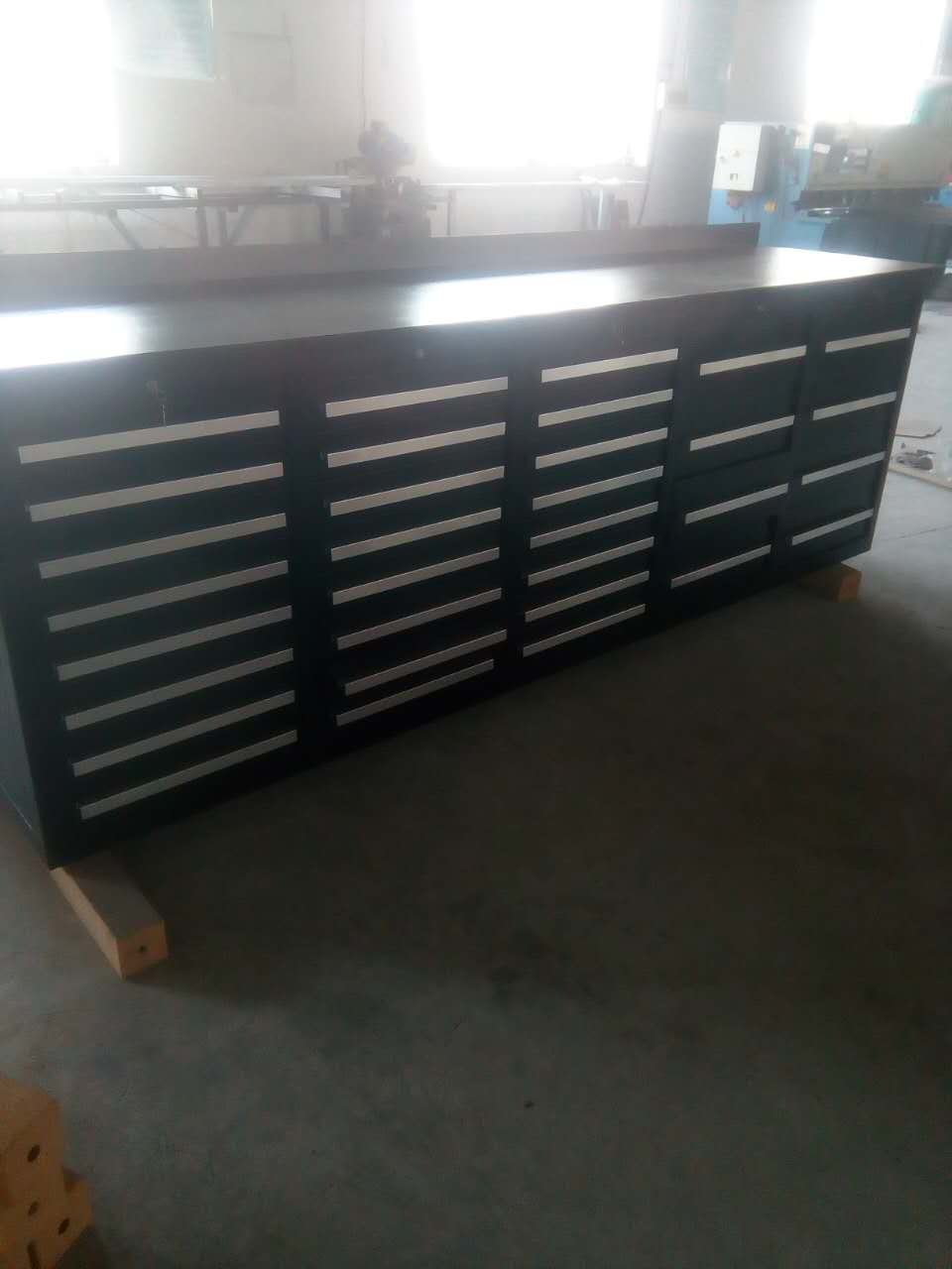 BOF Workshop Metal Tool Trolley Galvanized Steel Garage Tool Cabinet Tool Sets With Handle And Wheels