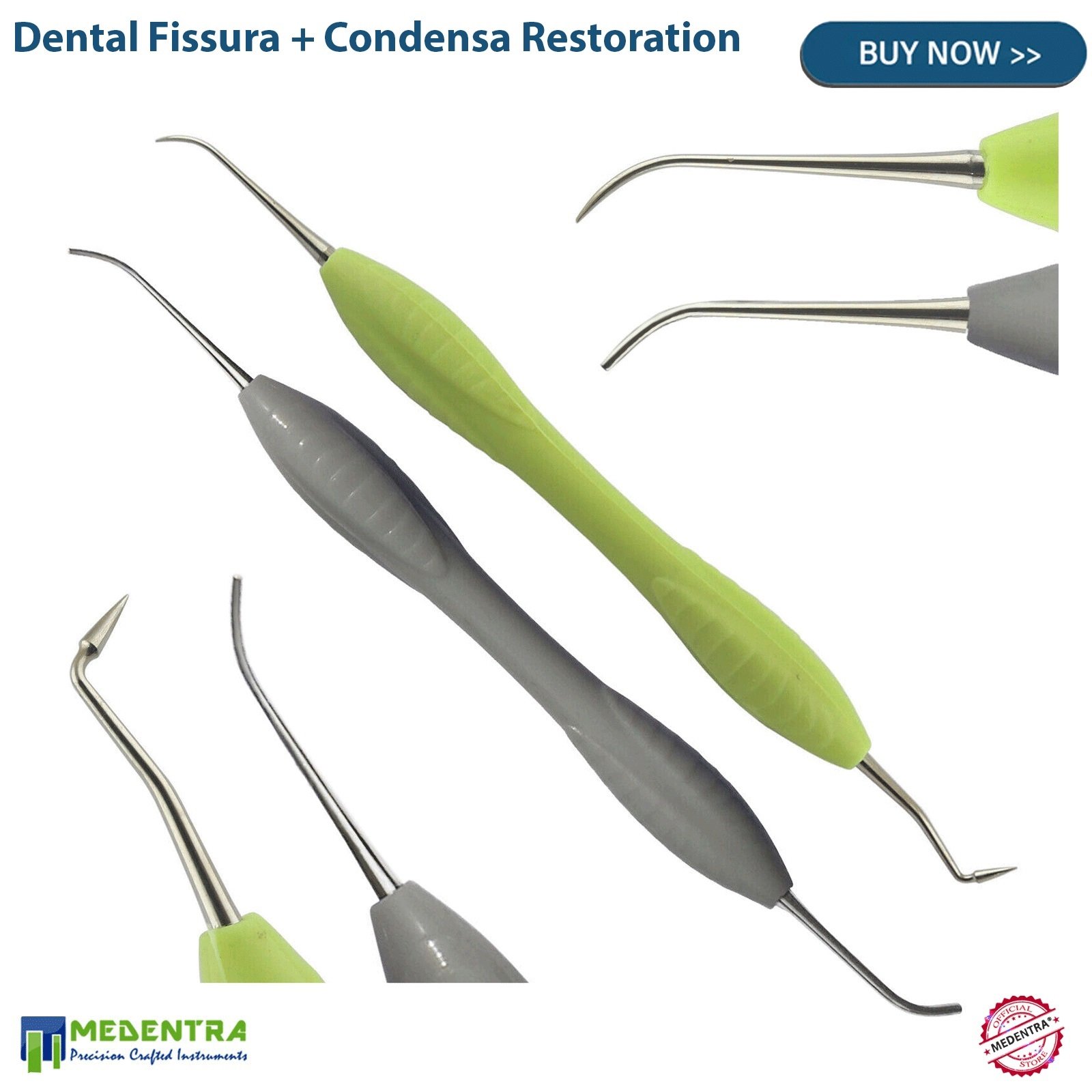 Best Selling Dental Composite Fissura Perio Probe UNC-15 Williams Condenser Tartar Remover Professional Dental Perio Kit
