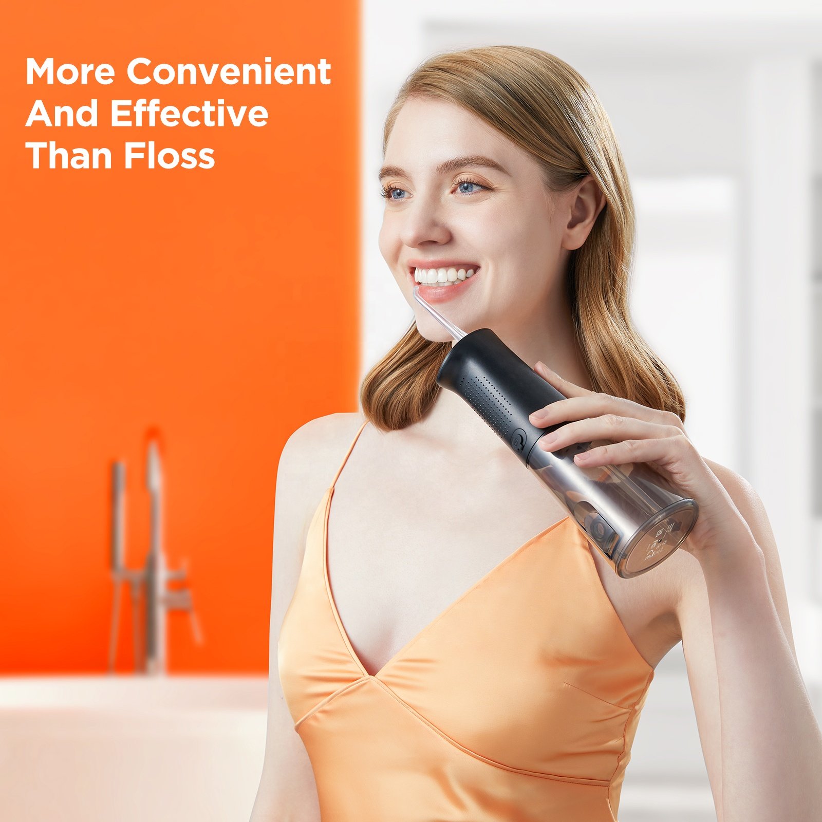 Bitvae BV C2 260ml Water Tank Water Flosser Oral Irrigator with 6 Nozzles