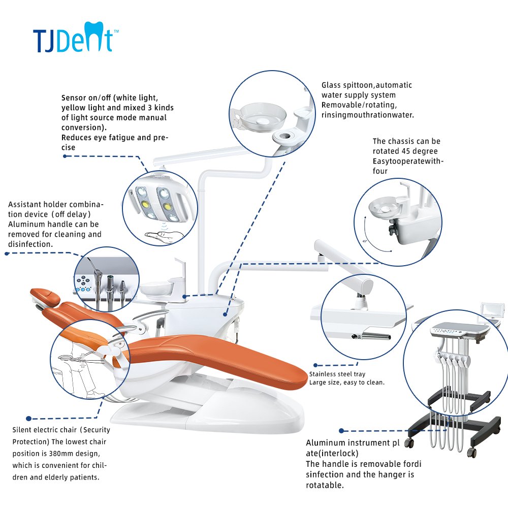 dental chair full tich system dental chair unit high quality resin other dental equipments