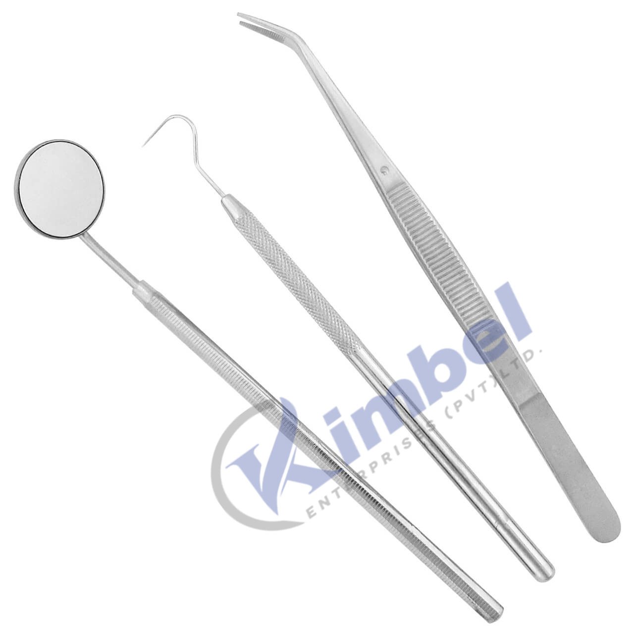 Silicon Handle periodontal gracey curette set with medium size tray dental filling and cleaning instruments