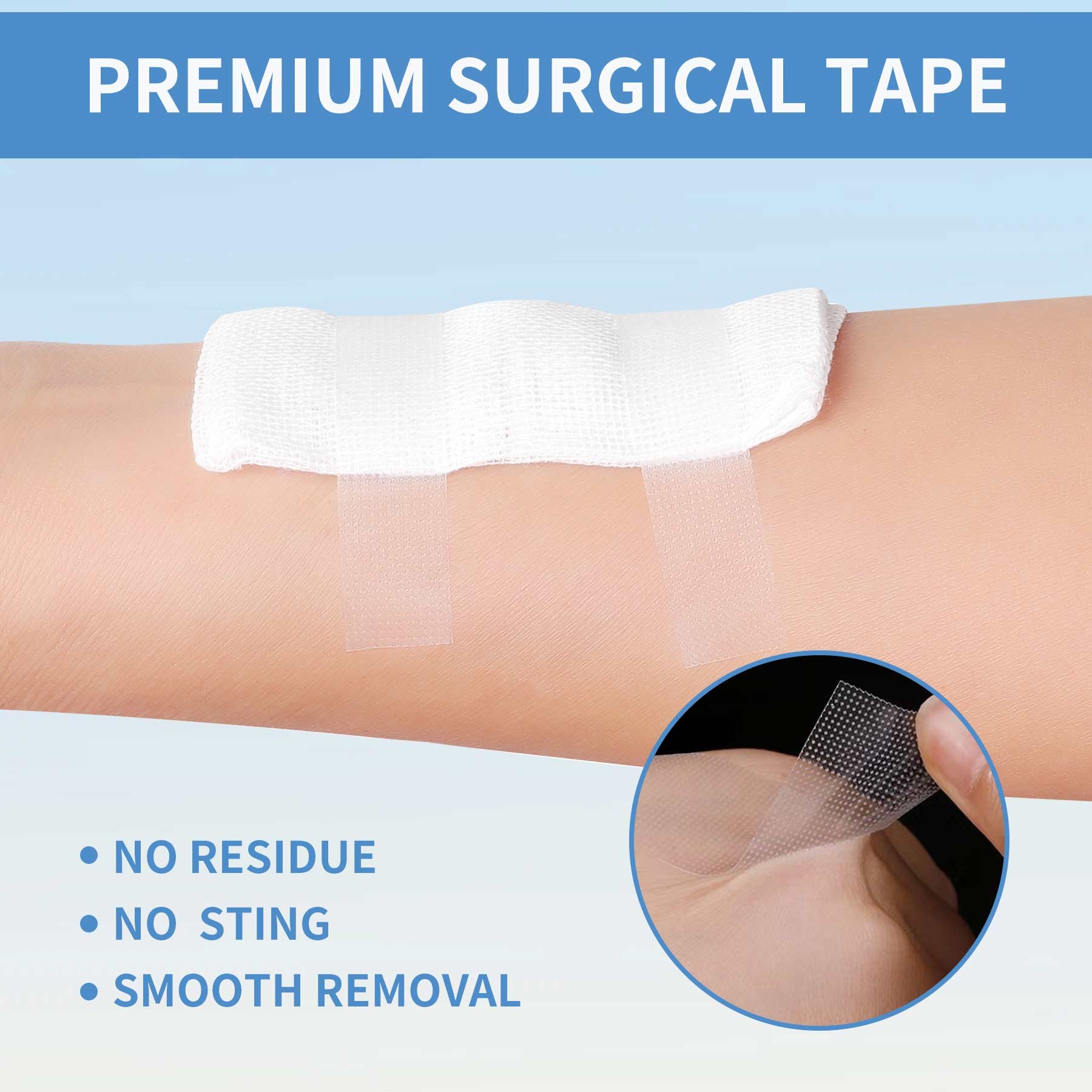 Ovand002 Waterproof Non-woven Medical-grade Surgical Tape Adhesive Paste PE Material Medical Surgical Tape