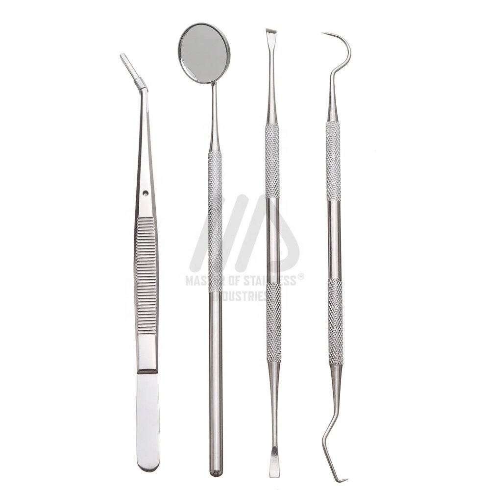 Master essential Dental instruments general oral examination set of 3 pieces surgical dental Equipments by Master industries PK