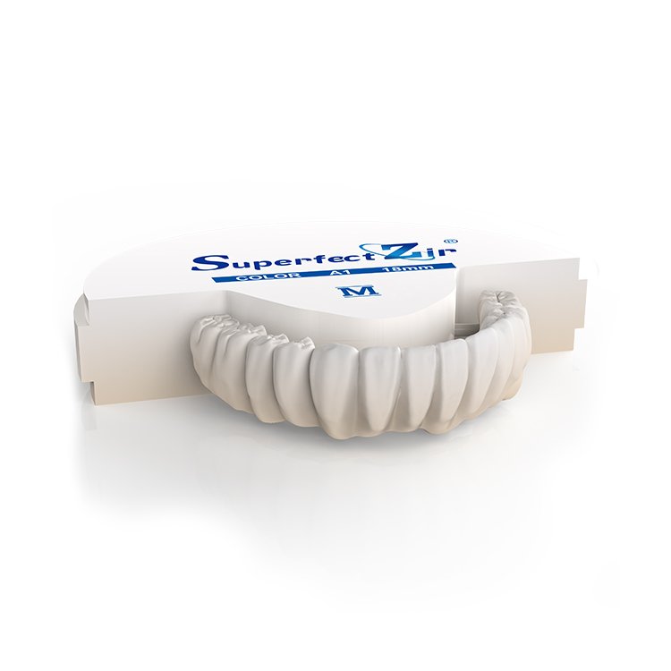 Dental Milling Material 3d-pro-ml 95mm 22mm Multilayer Zirconia Blocks