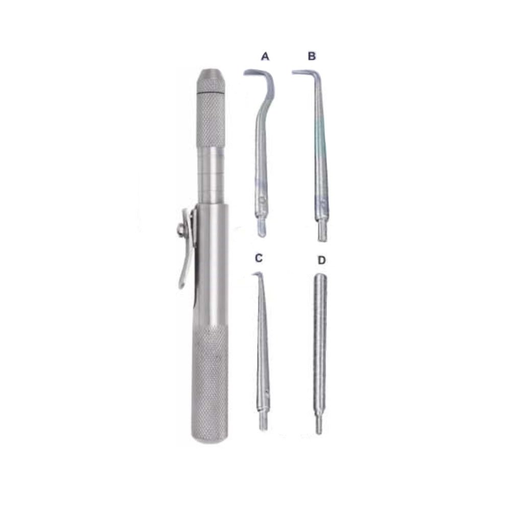 Hot Sale Dental products Dental Crown Remover Manual Crown Remover Complete with 3 tips and tightening keys