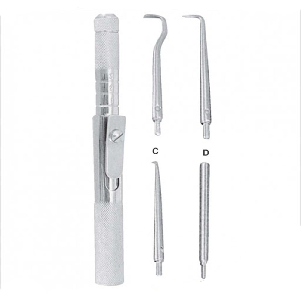 Hot Sale Dental products Dental Crown Remover Manual Crown Remover Complete with 3 tips and tightening keys