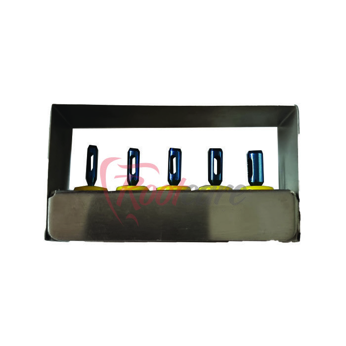 Rootcare Premium Dental 5 Pieces Tissue Punch Kit Blue Titanium Plasma Coated Surgery Implant Instruments Tissue punch set