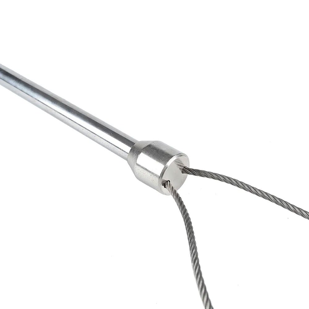 Pig Holder Catcher Pole S shape Handle Stainless Steel | Veterinary Livestock Animal Restraining Tool OEM Private Label