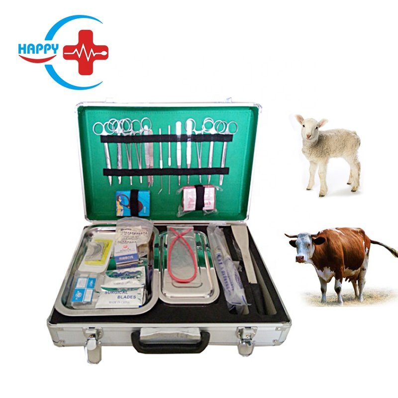HC-R063 Veterinary Surgical Instrument Kit Medical Operation Instruments Veterinary Surgery Instruments For Large Animals
