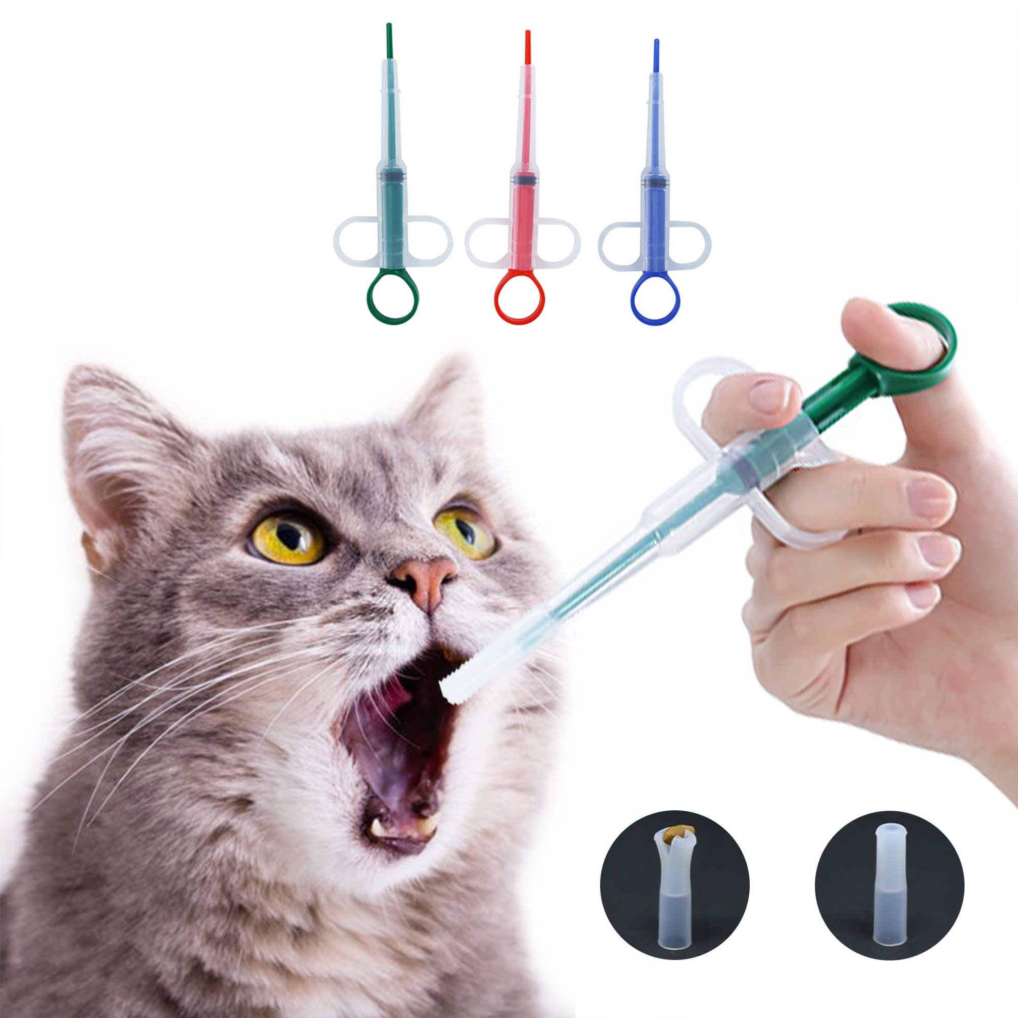 veterinary instrument pet product feeding kit pill popper supply pet medicine injector feeder