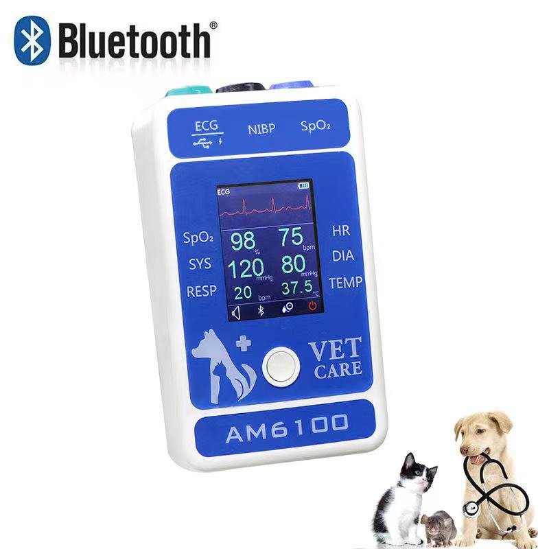 Veterinary Equipment Multi-parameters Handheld Vet Vital Sign Blood Pressure Vet Monitor