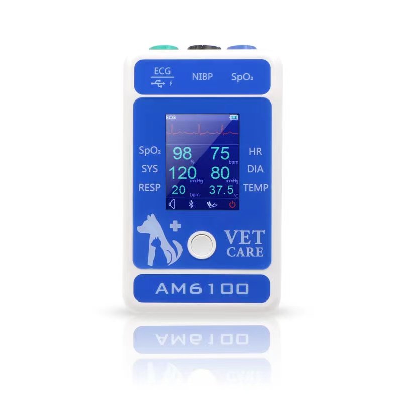 Veterinary Equipment Multi-parameters Handheld Vet Vital Sign Blood Pressure Vet Monitor