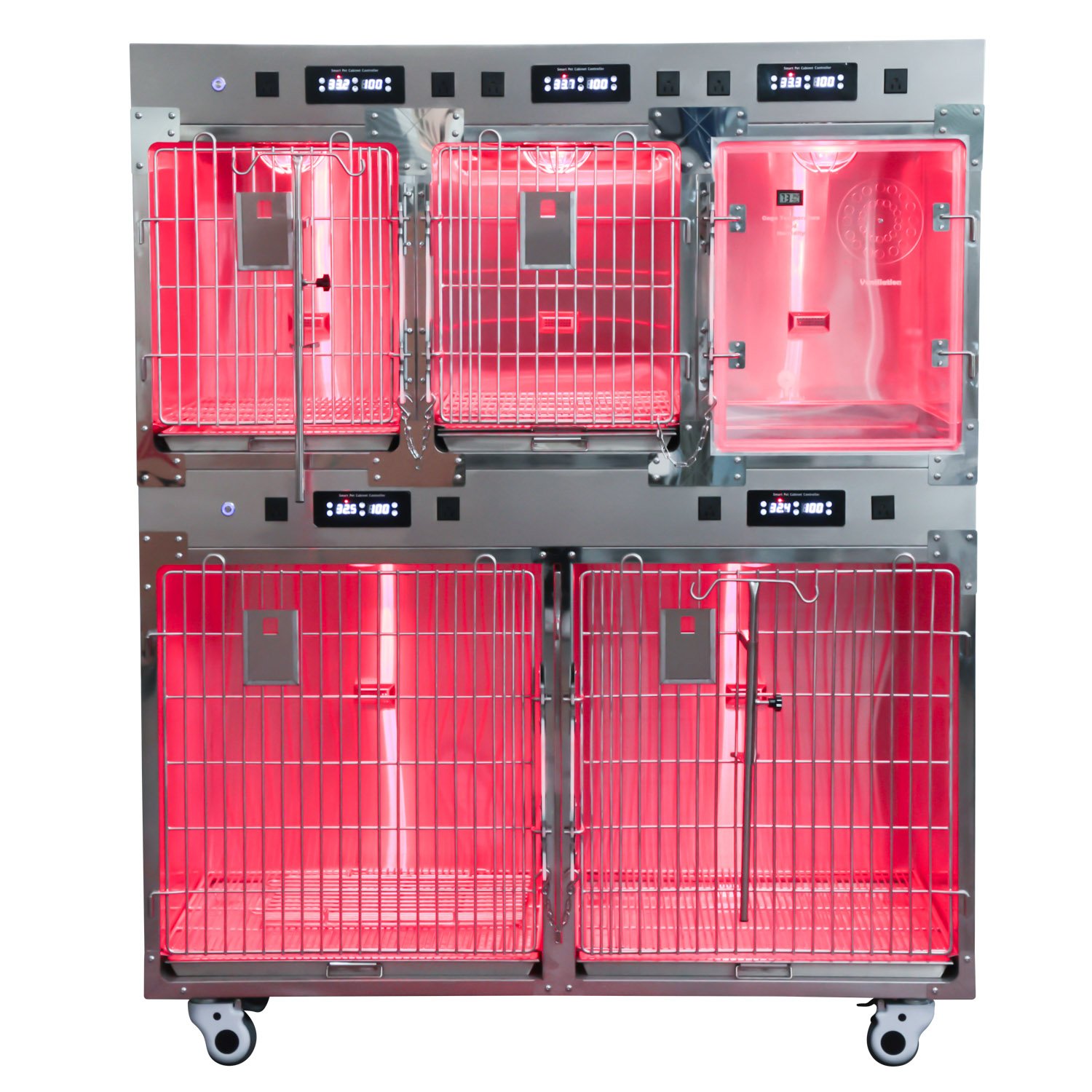 Veterinary Equipment Veterinary Icu Cages Veterinary Animal Pet Incubator Dog Oxygen ICU Cage Hospital For Veterinary Icu Cages