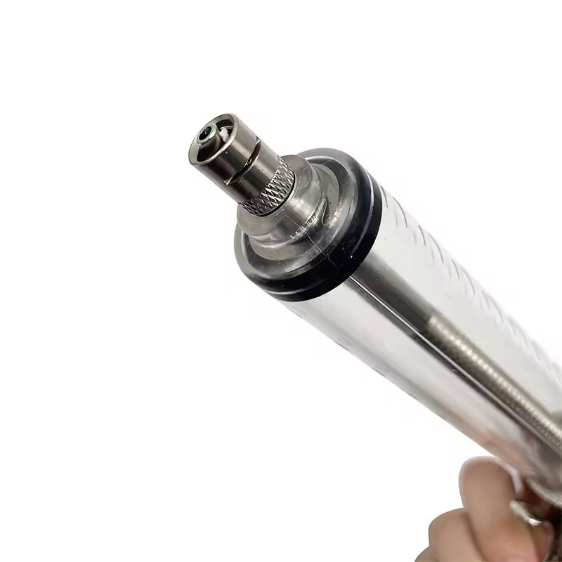 Semi Automatic 50ml Veterinary Adjustable Continuous Pistol Syringe Animal Poultry Injector