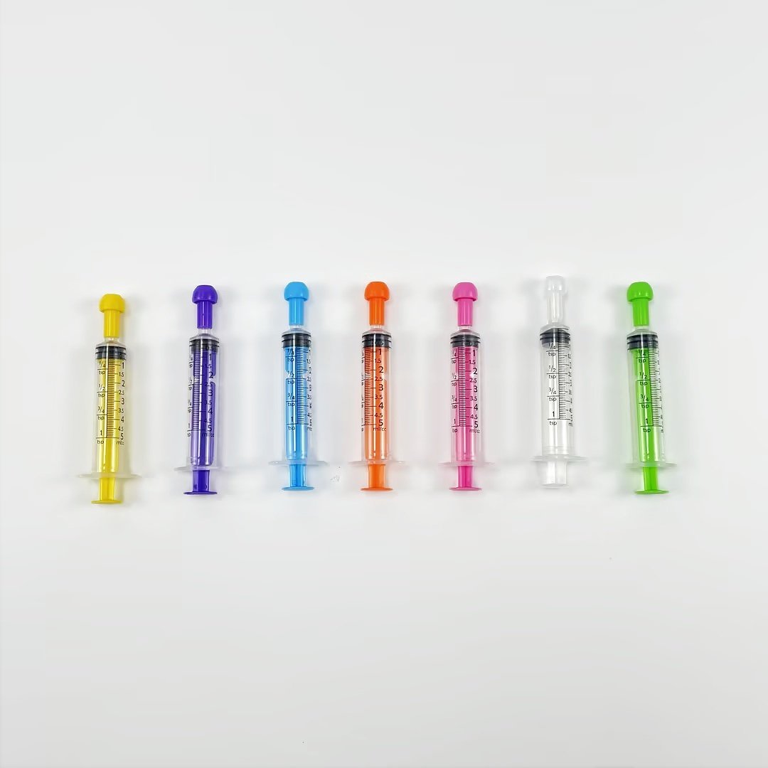 New 5ml Liquid Plastic Disposable Pet Feeder Syringe Measurement Colostrum Syringe Veterinary Instrument for Pet