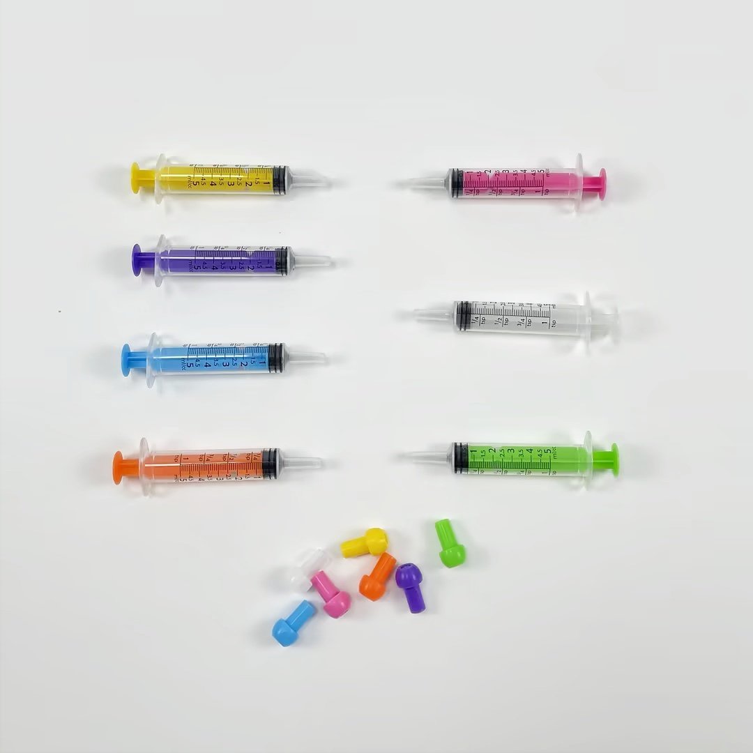 New 5ml Liquid Plastic Disposable Pet Feeder Syringe Measurement Colostrum Syringe Veterinary Instrument for Pet