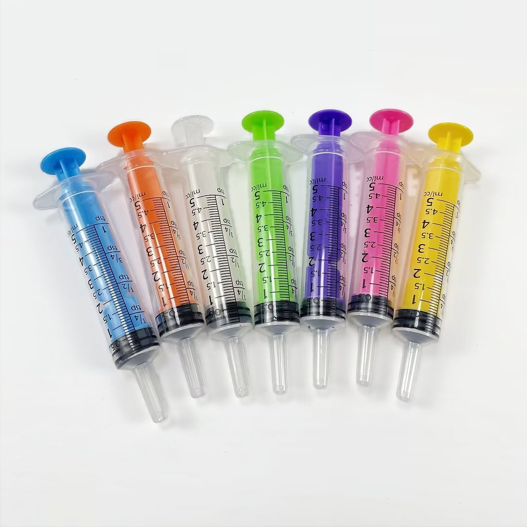 New 5ml Liquid Plastic Disposable Pet Feeder Syringe Measurement Colostrum Syringe Veterinary Instrument for Pet