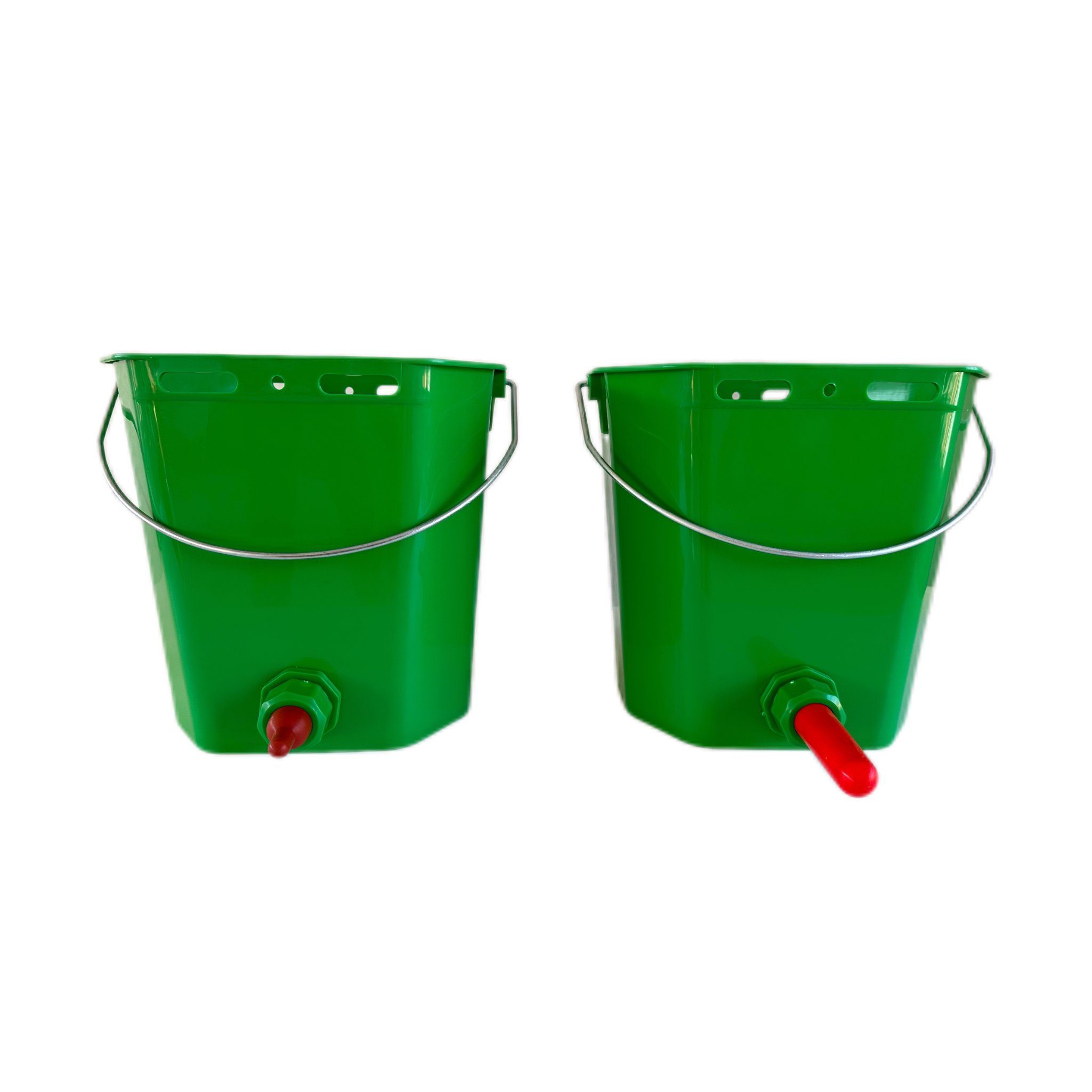12L Farm Plastic Pacifier Feeding Bucket with 5 Pacifiers for Calves Lambs Sheep and Goats Veterinary Instrument
