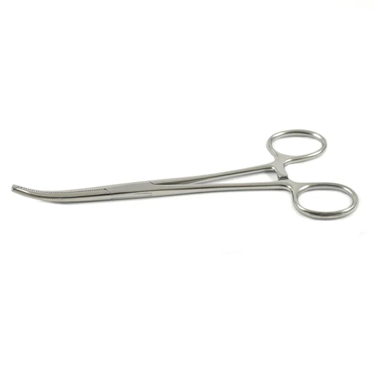 Promotion Straight and Curved Kocher Forceps Finger Ring Stainless Steel Medical Devices the basis of Surgical Instruments