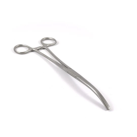 Promotion Straight and Curved Kocher Forceps Finger Ring Stainless Steel Medical Devices the basis of Surgical Instruments