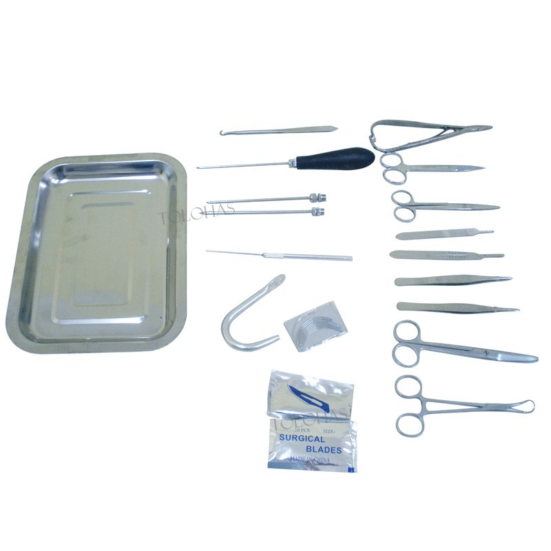 LHWSS1 Veterinary surgical basic kit high quality vet small animal operating instrument set