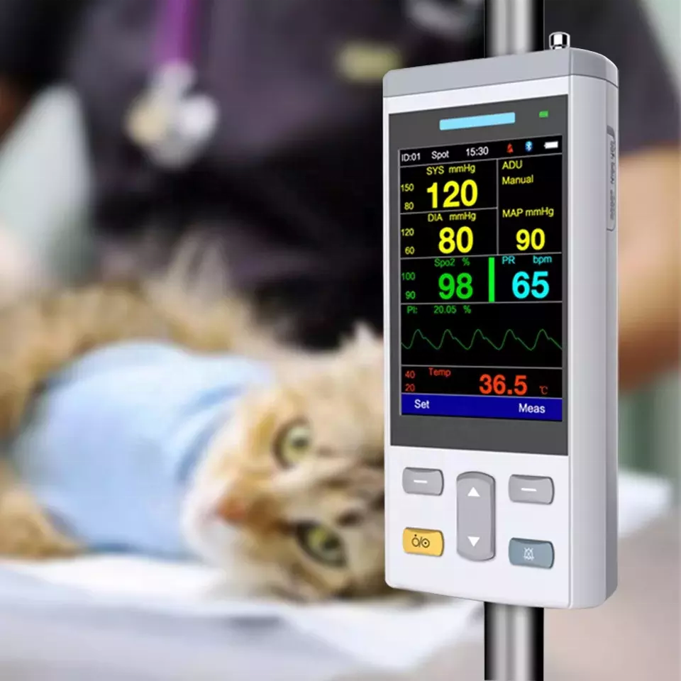 Factory Portable Handheld Vet Vital Signs Monitor Pulse Oximeters Veterinary monitor de signos vitales co2 monitors