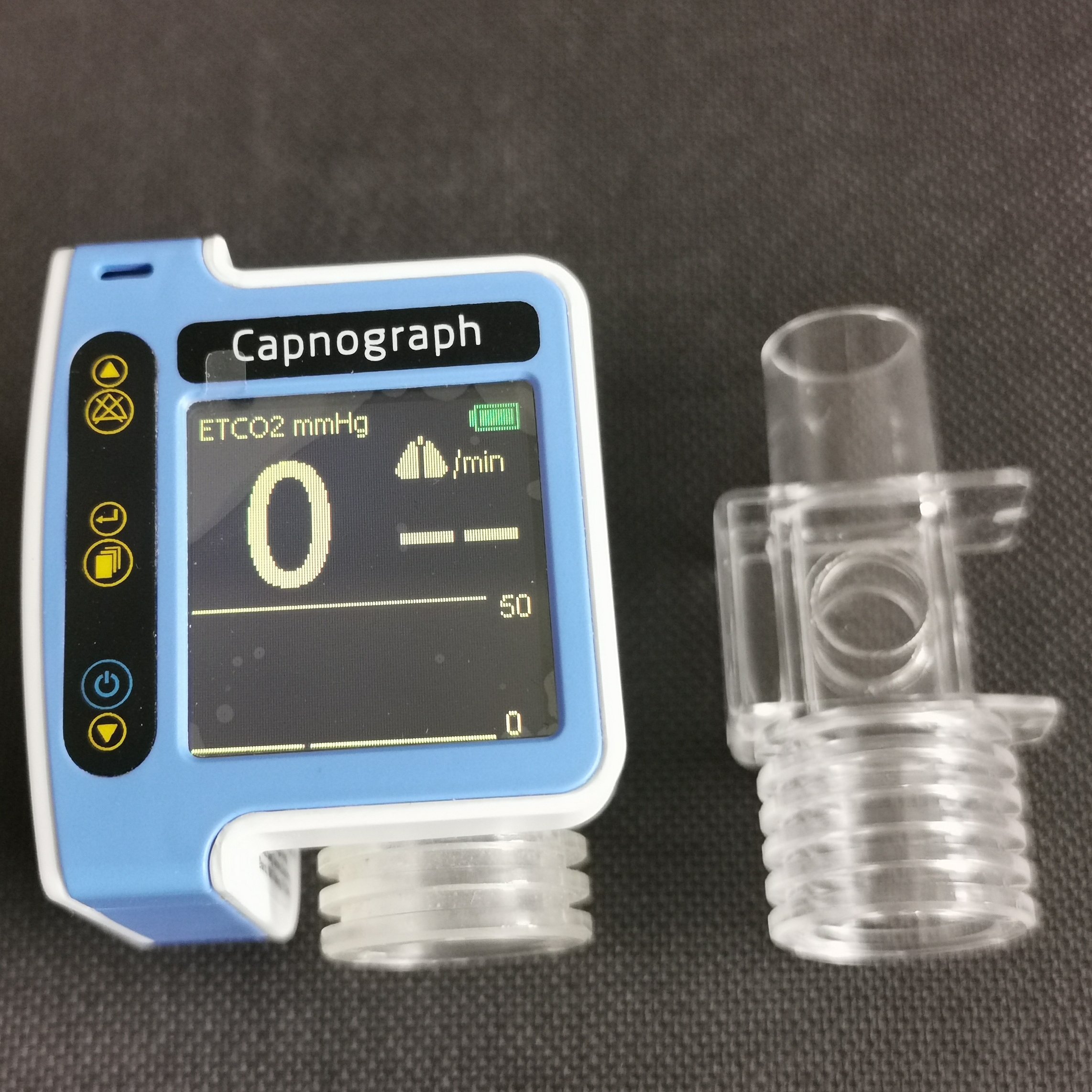 Small smart real time Capnograph ETCO2 monitor for pet clinic animal hospital ICU and emergency veterinary use