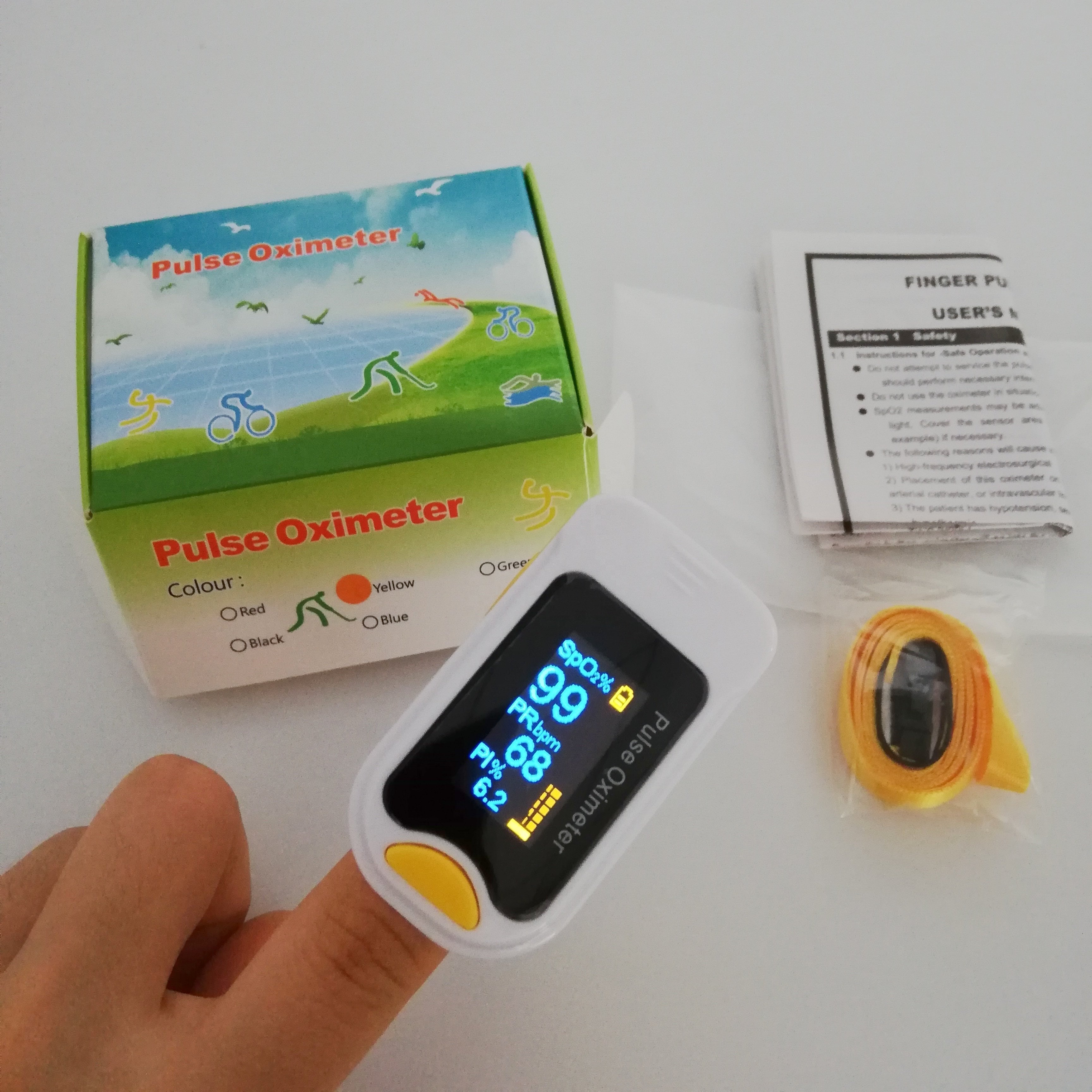 Veterinary Pet Instrument Animal products Fingertip pulse oximetry