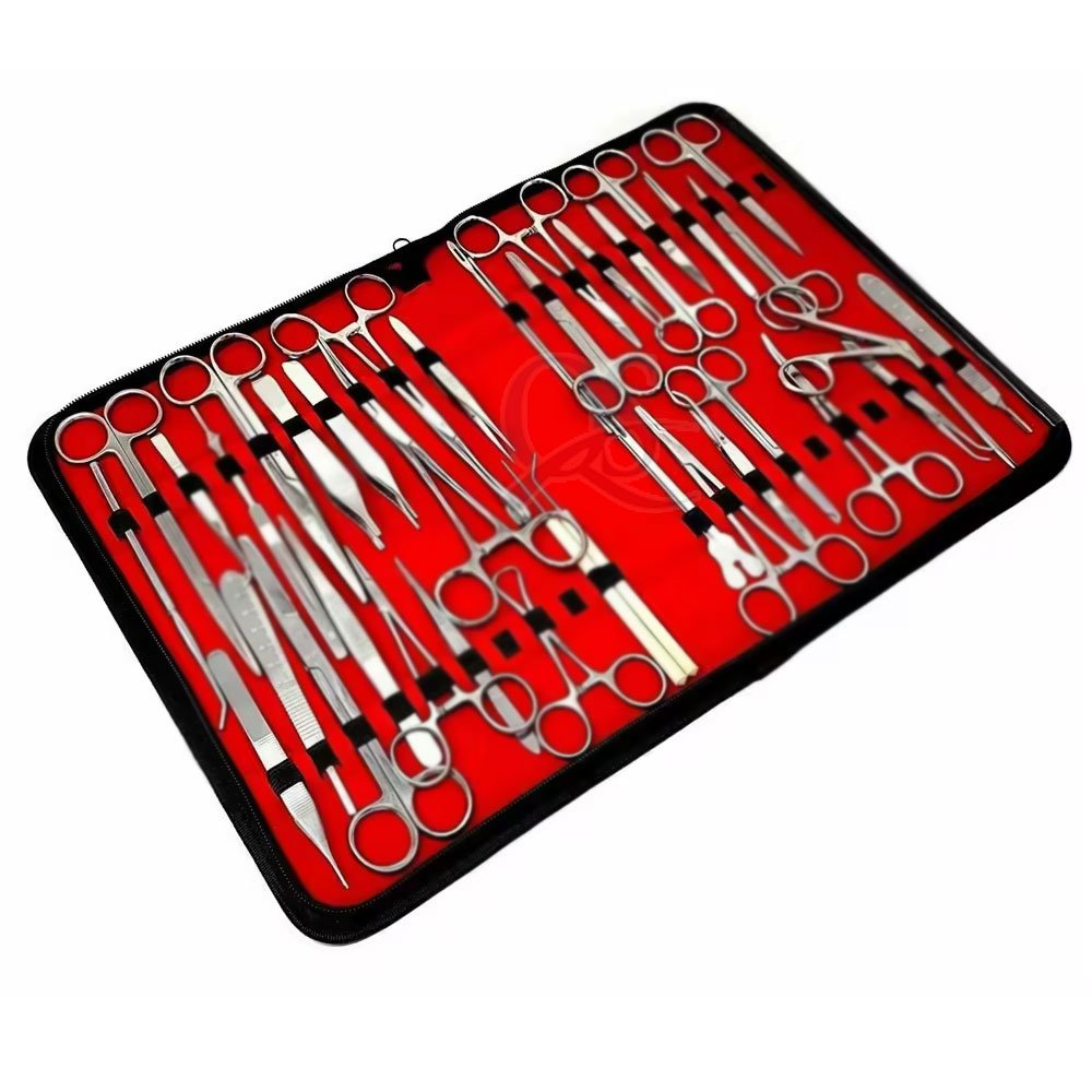 Premium Quality Veterinary Surgical Instrument Sets Including Scissors Needle Holder Forceps Veterinary Sets