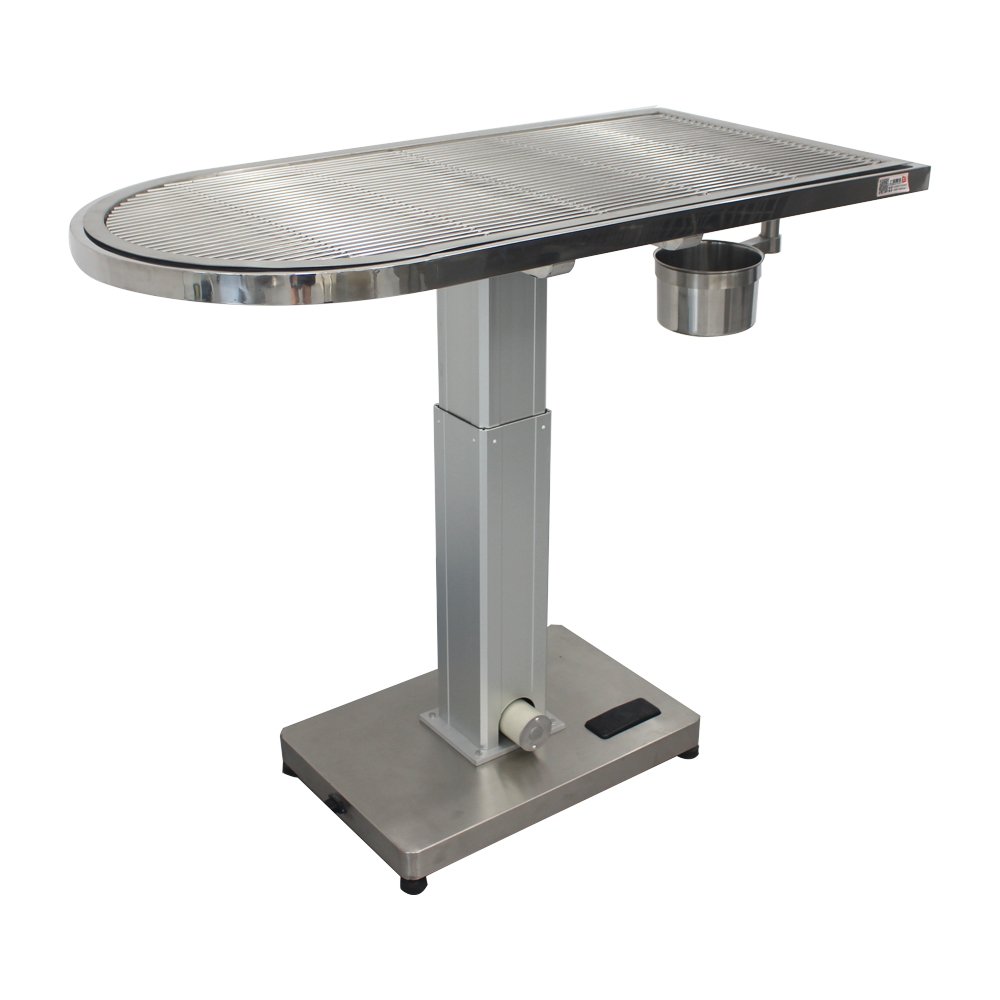 Stainless Steel Electric Lifting Veterinary Instrument Table Pet Treatment Surgical Platform for Animal Disposal