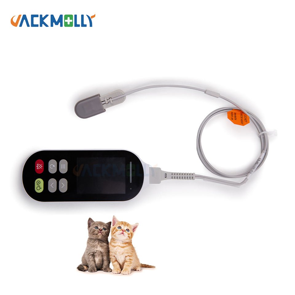 JM-70H handheld veterinary Pulse Measuring Meter Pulse vet hospital Use oximeter for pet animal Blood Oxygen Saturation Monitor