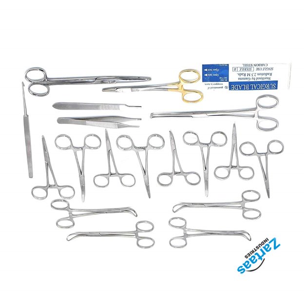 High Quality 38 Pieces Canine Spay Pack Veterinary Instrument Surgical Instruments Manufacturer and Exporter