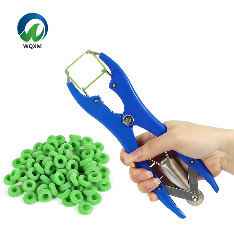Stainless Steel Animals Elastrator Castrating Pliers Rubber Ring Applicators