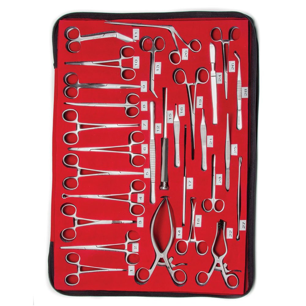 QNQ Best Quality stainless steel Veterinary Tech Surgical Instrument Kit OEM Services Veterinary Tech Surgical Instrument Kit