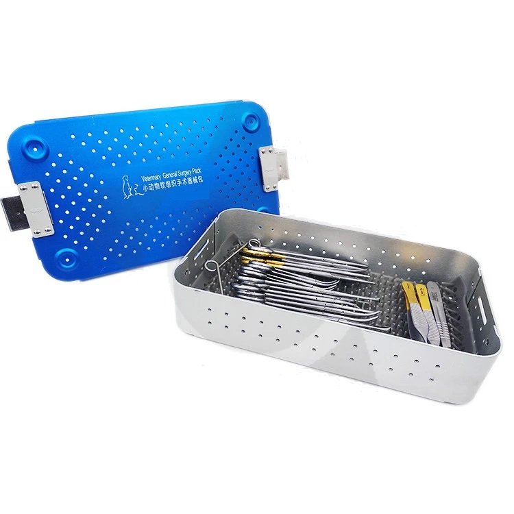 Manufacturer clinic operating instrument veterinary general surgical instrument set