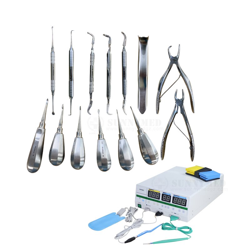 SY-W064 Veterinary Surgery Set Veterinary Surgical Kit for Veterinary Mouth Examination Dental Tool Set