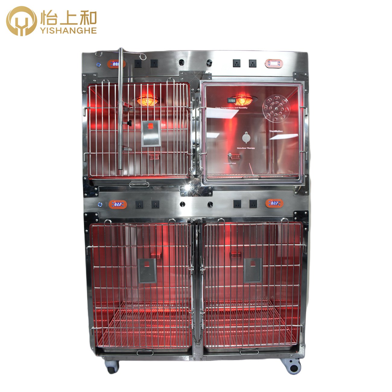 2023 factory direct sales of new luxury physiotherapy pet cage constant temperature oxygen therapy other veterinary instrument