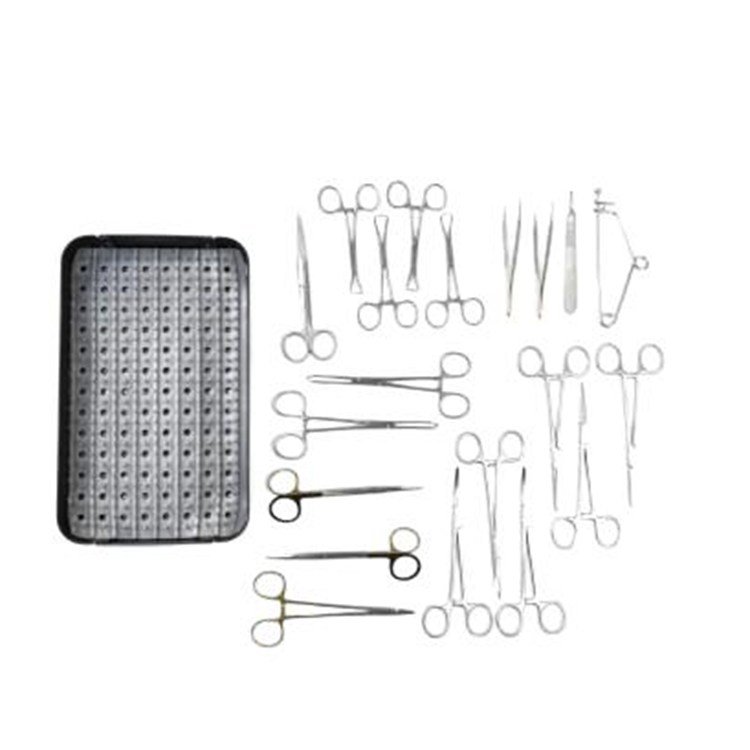 Well Trust Veterinary Equipment Soft Tissue Instrument Set Stainless Steel Veterinary Set
