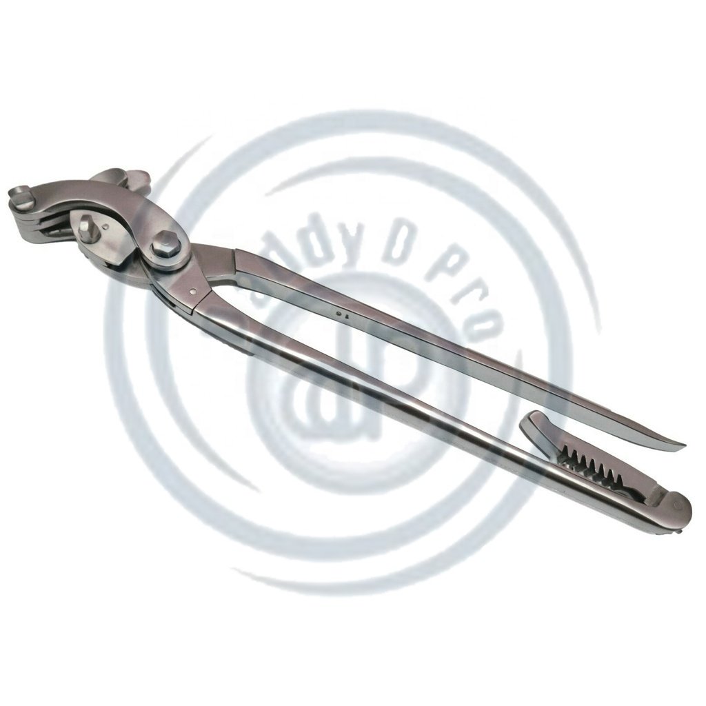 Hot Sale Serra Emasculator With Ratchet 35.5cm Top Quality Stainless Steel Castrator Veterinary Instruments For Horse