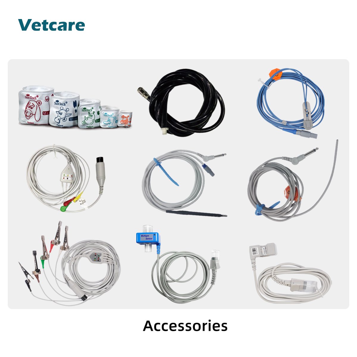 Portable veterinary equipment Mnvet series multi-parameter vet monitor widely used in veterinary hospitals and animal clinics