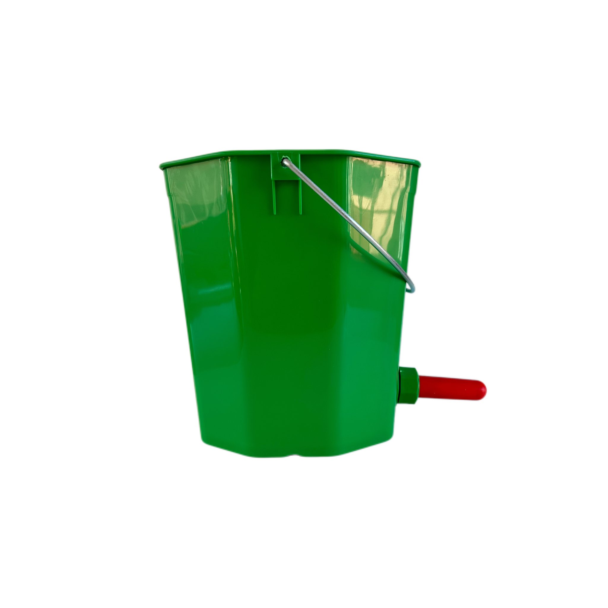 12L Farm Plastic Pacifier Feeding Bucket with 5 Pacifiers Veterinary Instrument for Calves Lambs Sheep Goats