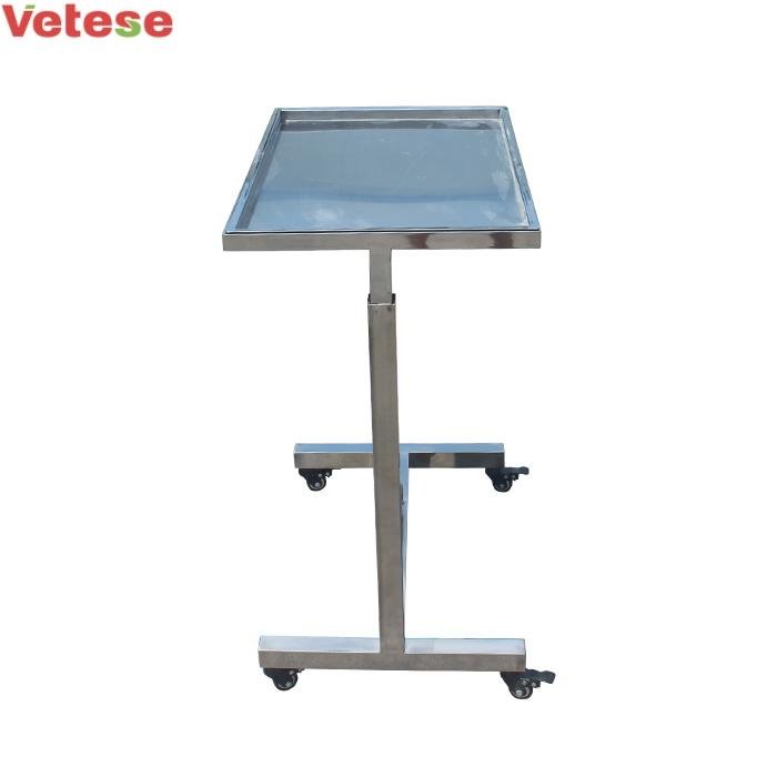 Veterinary equipment Medical Stainless Steel Pet Auxiliary Table Surgical Instrument Trolley