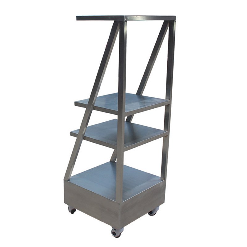 Leshypet Instrument Trolley for Veterinary Stainless Steel Instrument Trolley Animal hospital Instrument Trolley