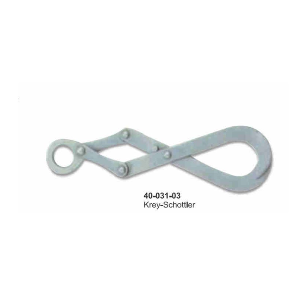 Krey Schottler Stainless Steel Hook Best Quality Veterinary Surgical Instrument Forceps