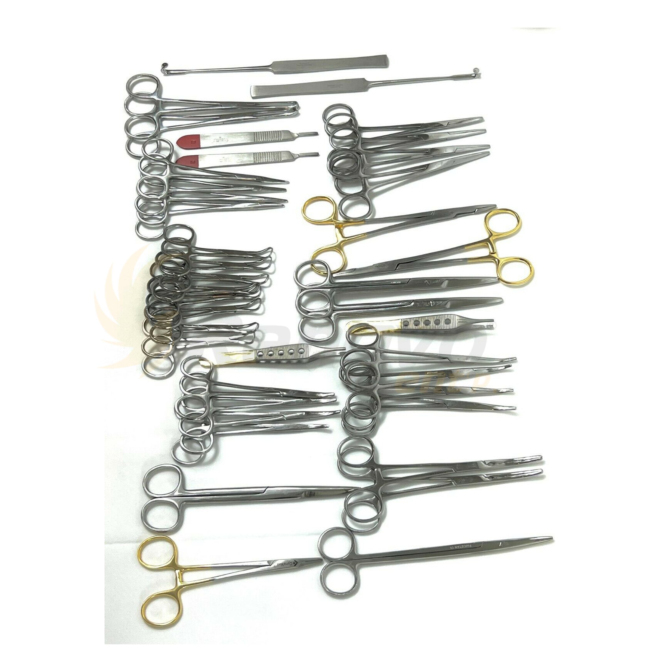141 PCS CANINE+FELINE SPAY PACK VETERINARY SURGICAL INSTRUMENTS
